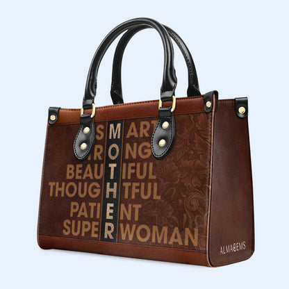 Mother - Personalized Custom Leather Handbag - MM43