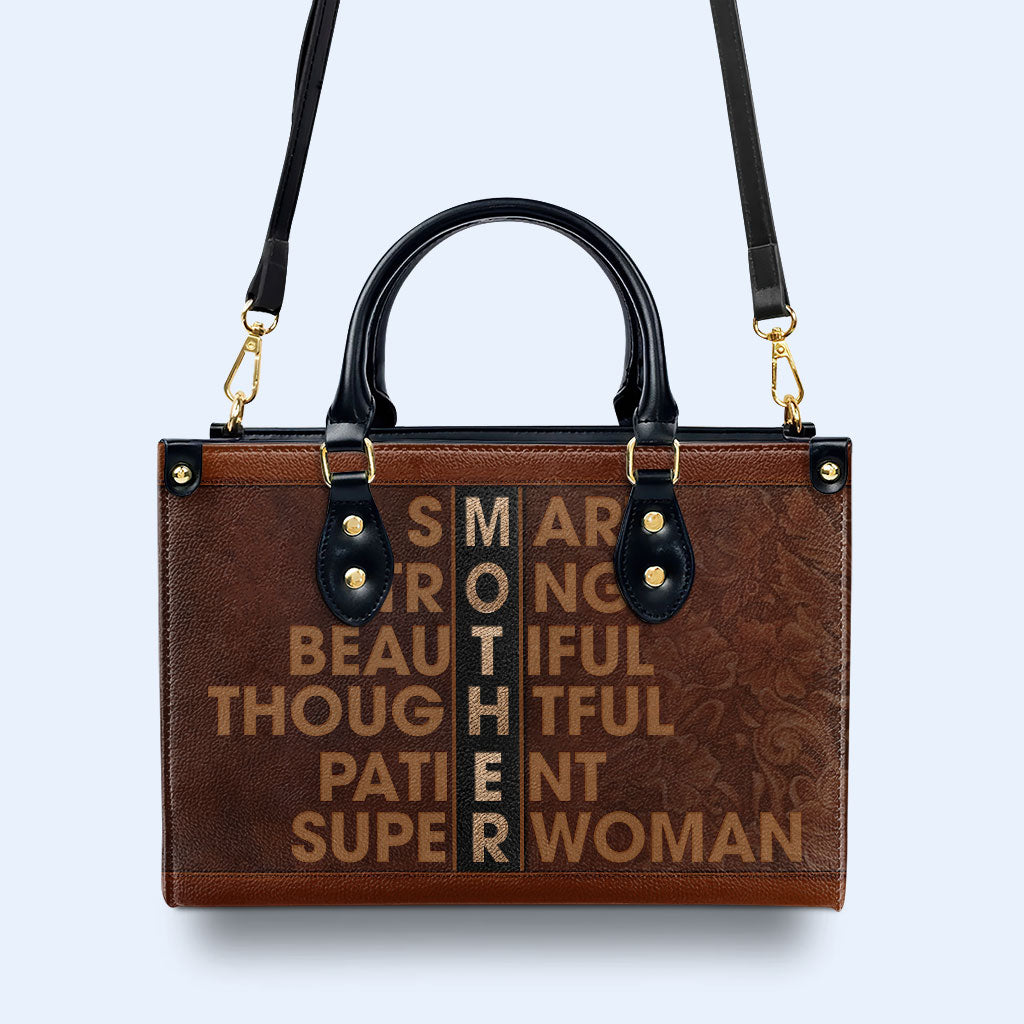 Mother - Personalized Custom Leather Handbag - MM43