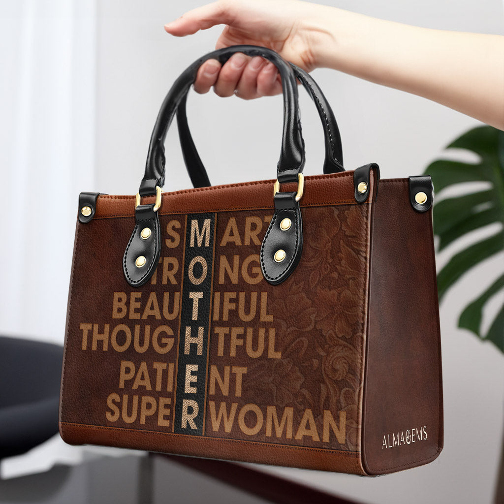 Mother - Personalized Custom Leather Handbag - MM43