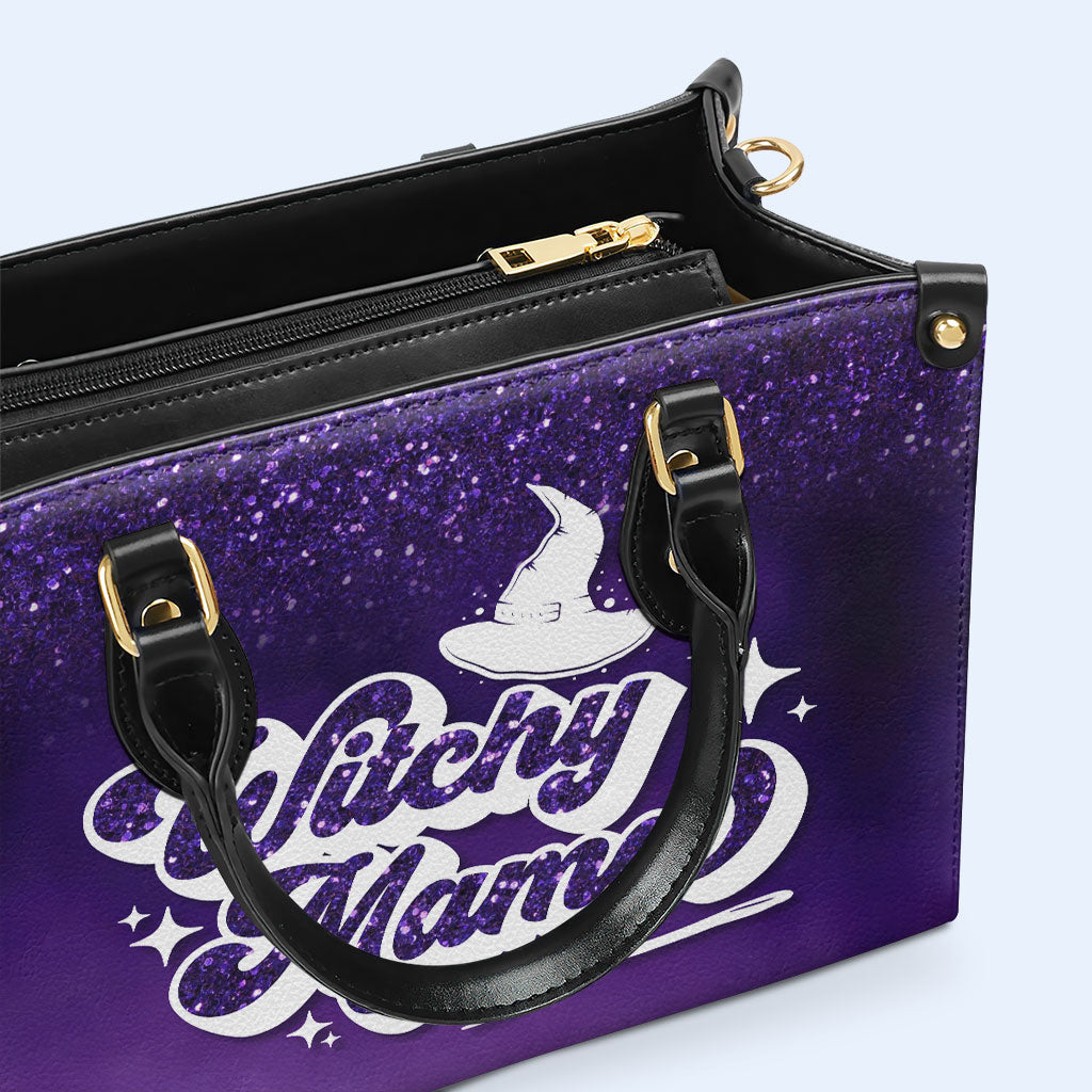 Witchy Mama - Personalized Custom Leather Handbag - MM44