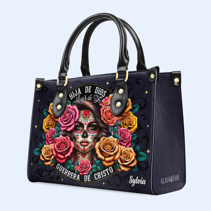 Hija De Dios - Personalized Custom Leather Handbag - MX13