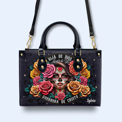 Hija De Dios - Personalized Custom Leather Handbag - MX13