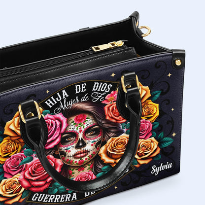 Hija De Dios - Personalized Custom Leather Handbag - MX13