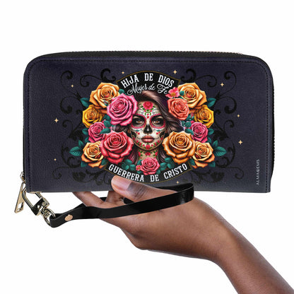 Hija De Dios - Women Leather Wallet - MX13WL