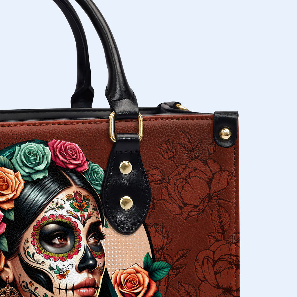 Mujer Fuerte - Personalized Custom Leather Handbag - MX16