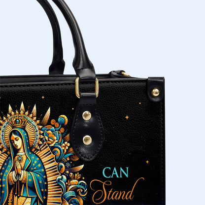 She Who Kneels Before Our Lady Of Guadalupe - Personalized Custom Leather Handbag - MX17