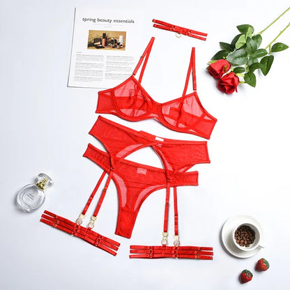 Skylar | 4-Piece Lingerie Set