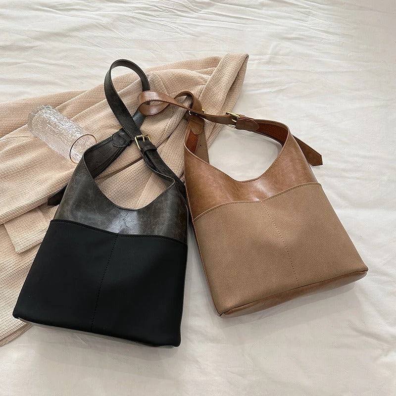 Carol Two Tone Shoulder Bag