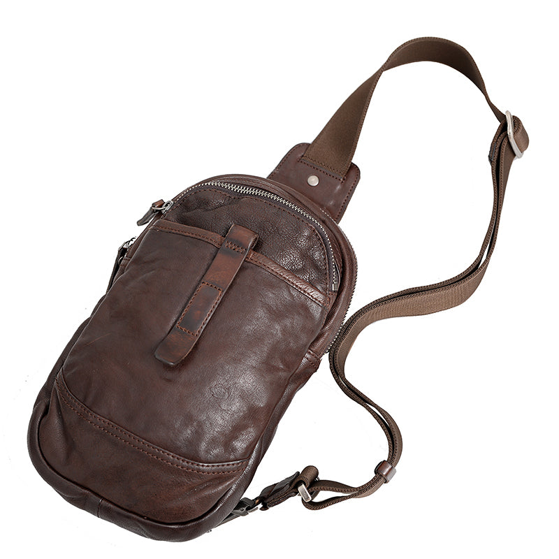 Durable Leather Crossbody Bag