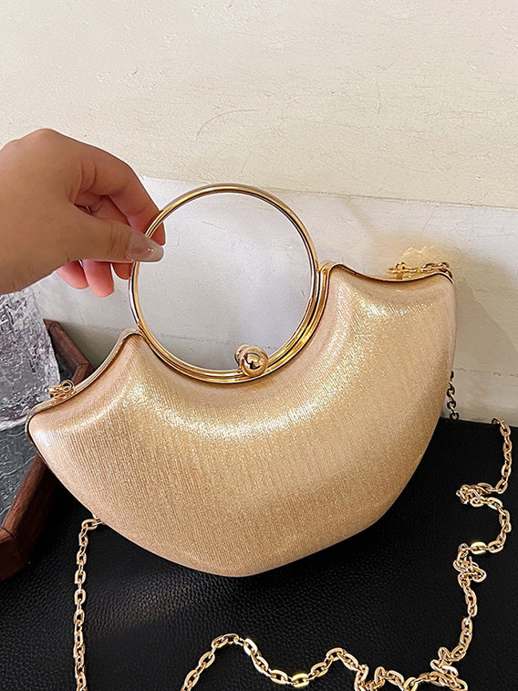 Retro Clip Light Luxury Personality Fashion Crossbody Bag