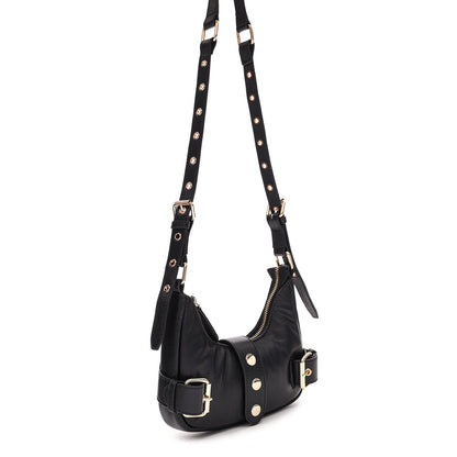 Palma Rivet Puffed Sheep Schwarz mit Gold