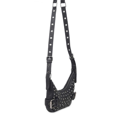 Palma Rivet Washed Black mit Antiksilber