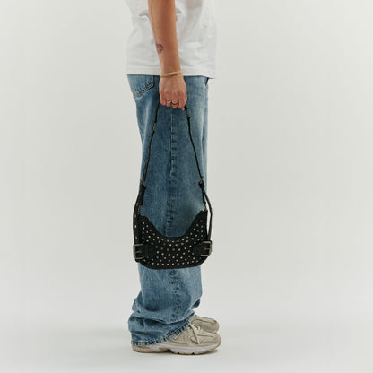 Palma Rivet Washed Black mit Antiksilber