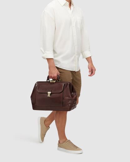 Panacea Brown - Leather Doctor Bag