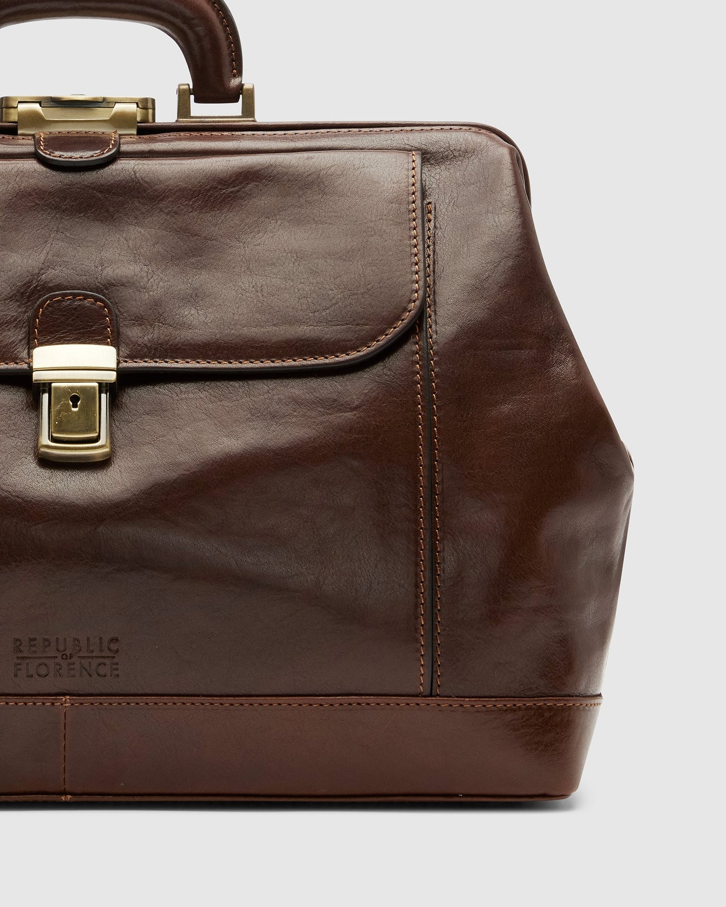 Panacea Brown - Leather Doctor Bag