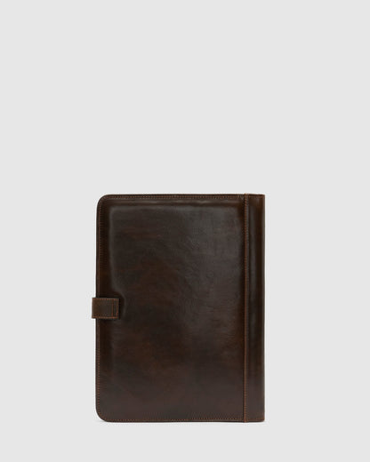 Imperial Chocolate - Clip On Leather Compendium