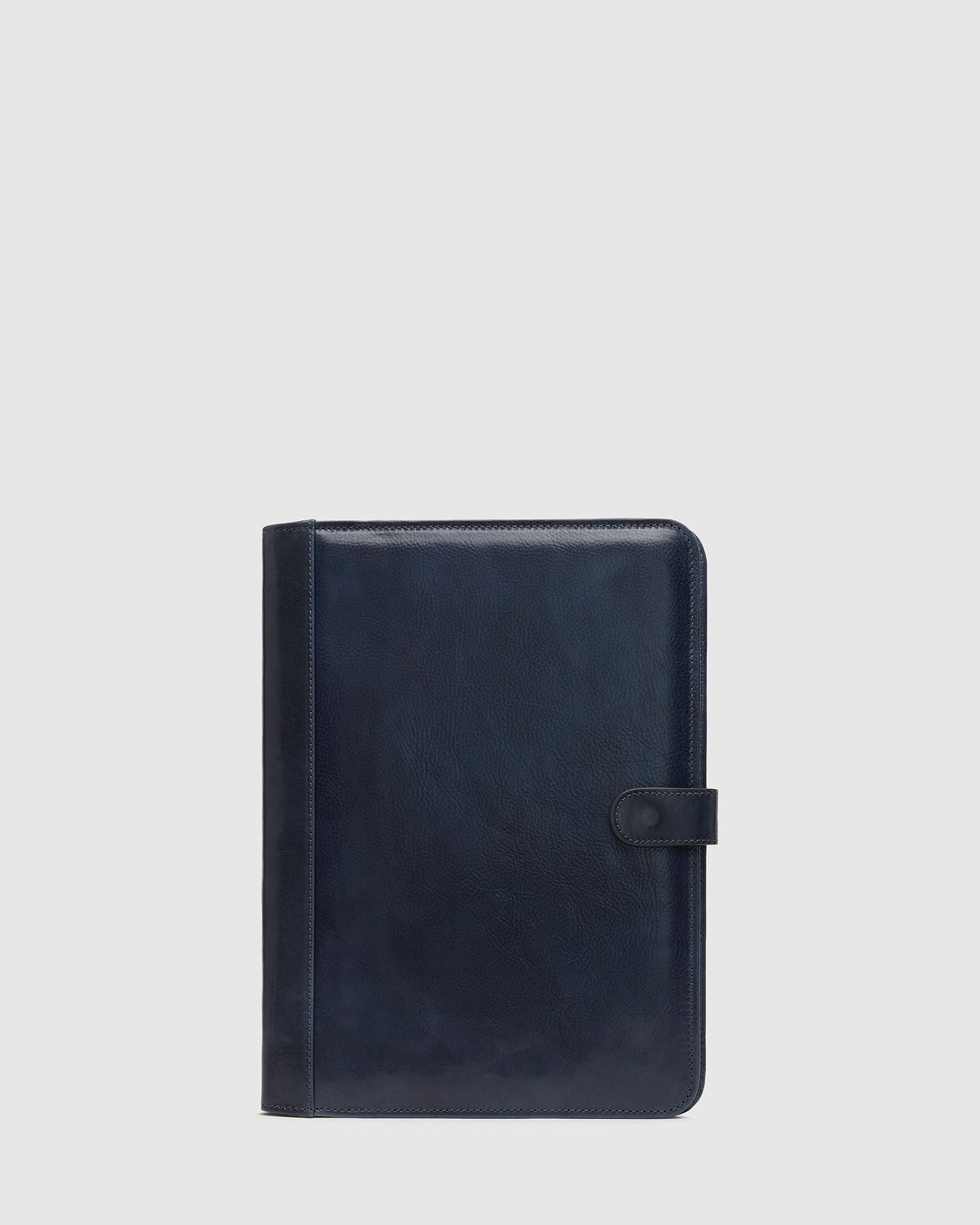 Imperial Blue - Clip On Leather Compendium