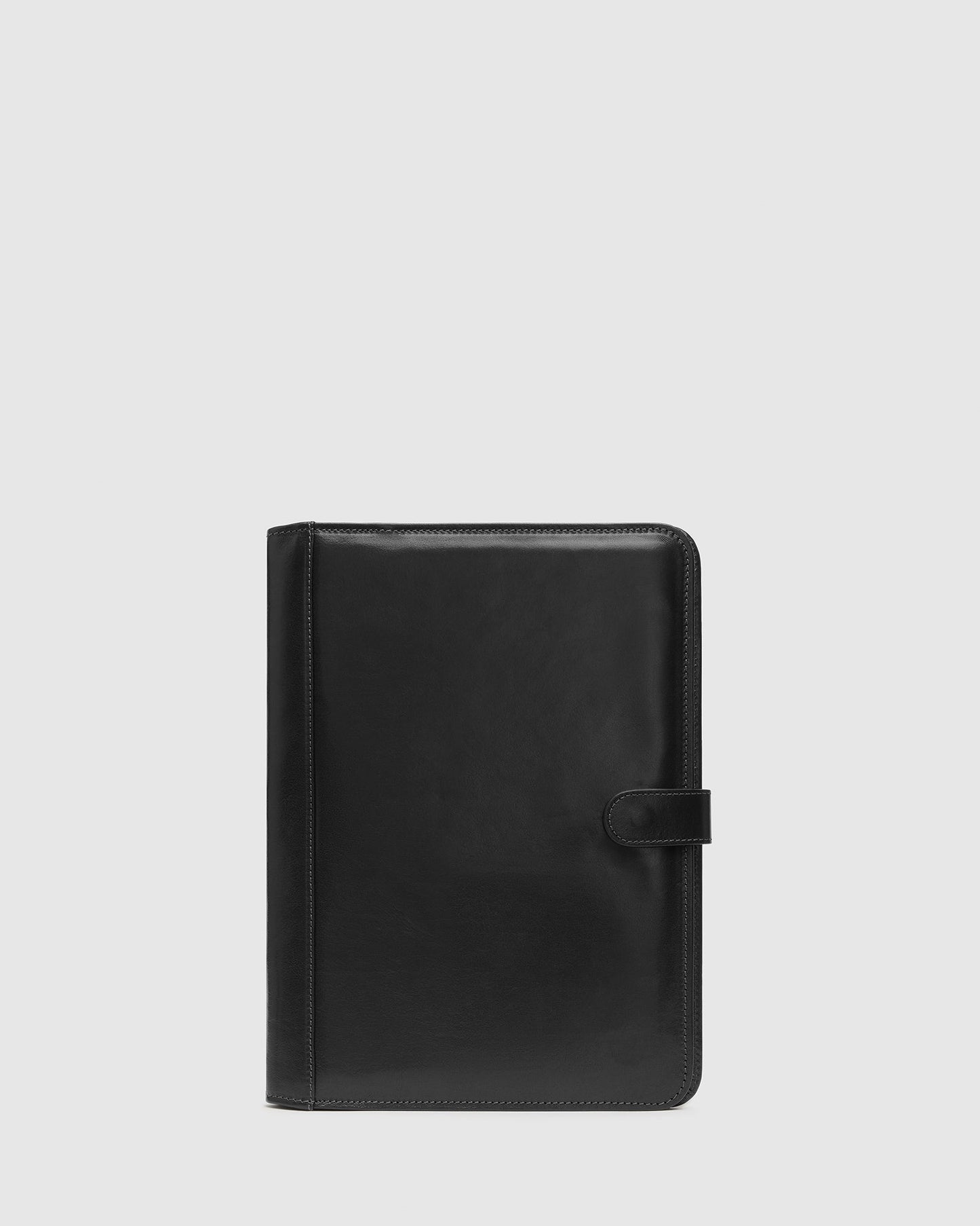 Imperial Black - Clip On Leather Compendium