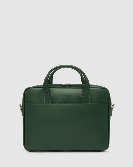 Glasgow Green - Leather Briefcase 13" laptops