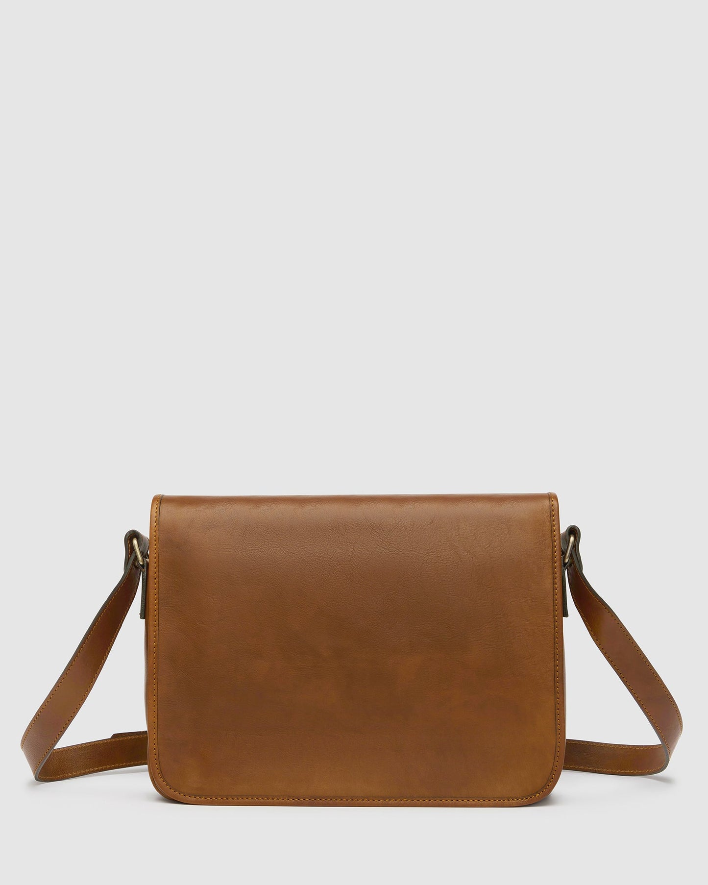 Julius Matt Tan - Leather Messenger Bag