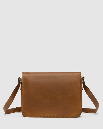 Julius Matt Tan - Leather Messenger Bag