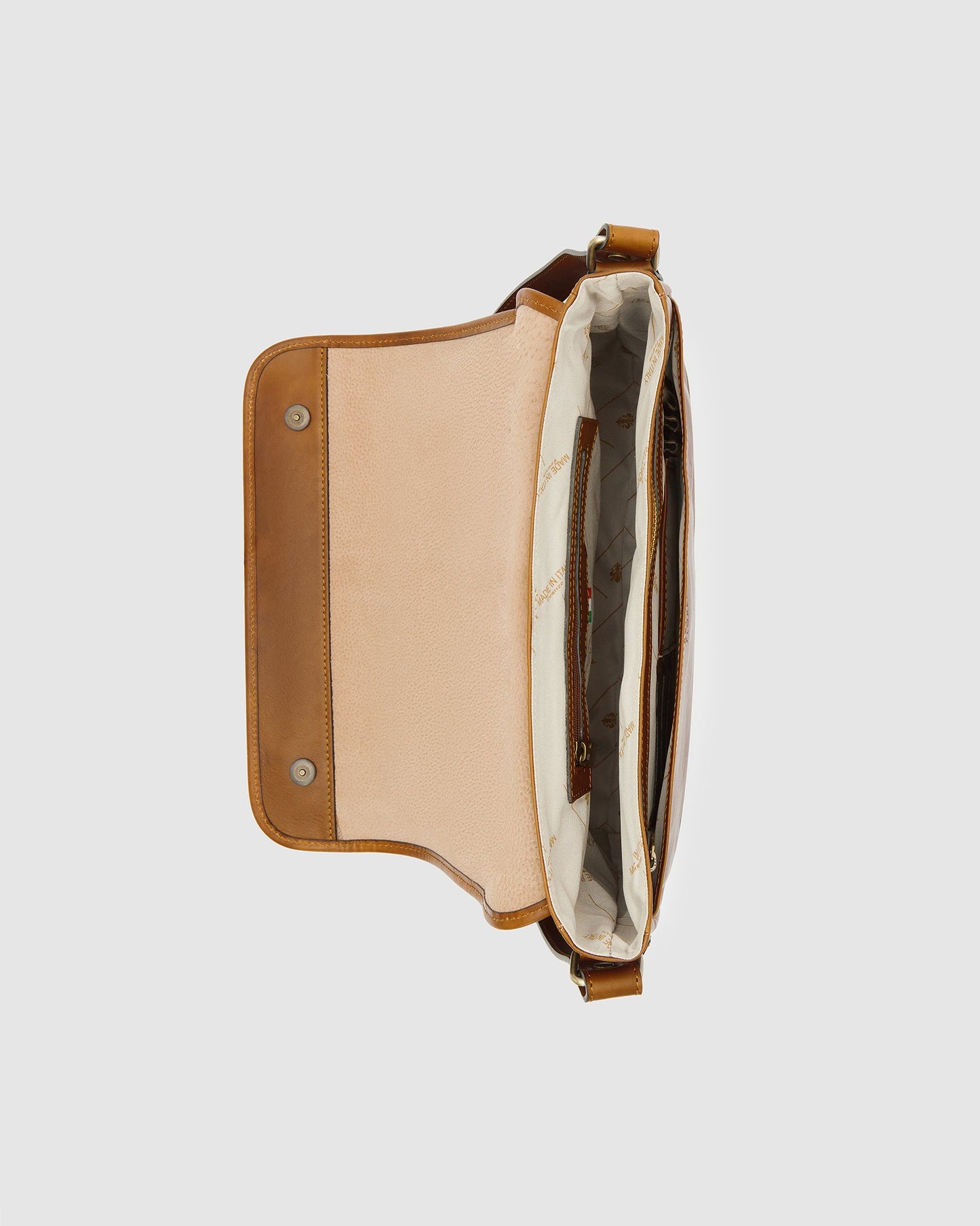 Julius Matt Tan - Leather Messenger Bag