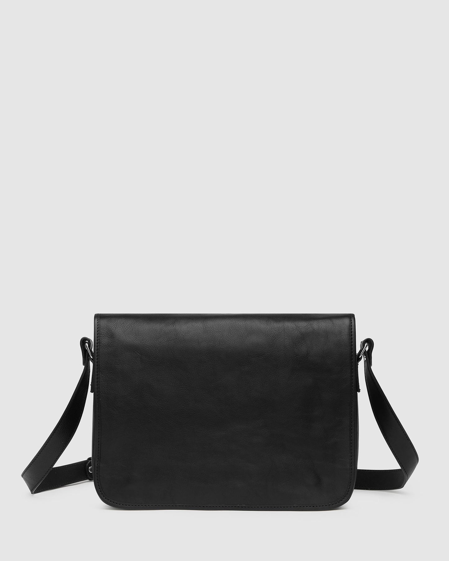 Julius Black - 15" Leather Messenger