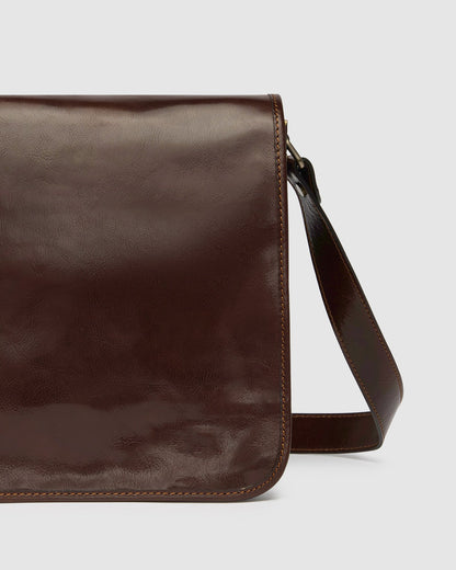 Nero Brown - Double Compartment Messenger