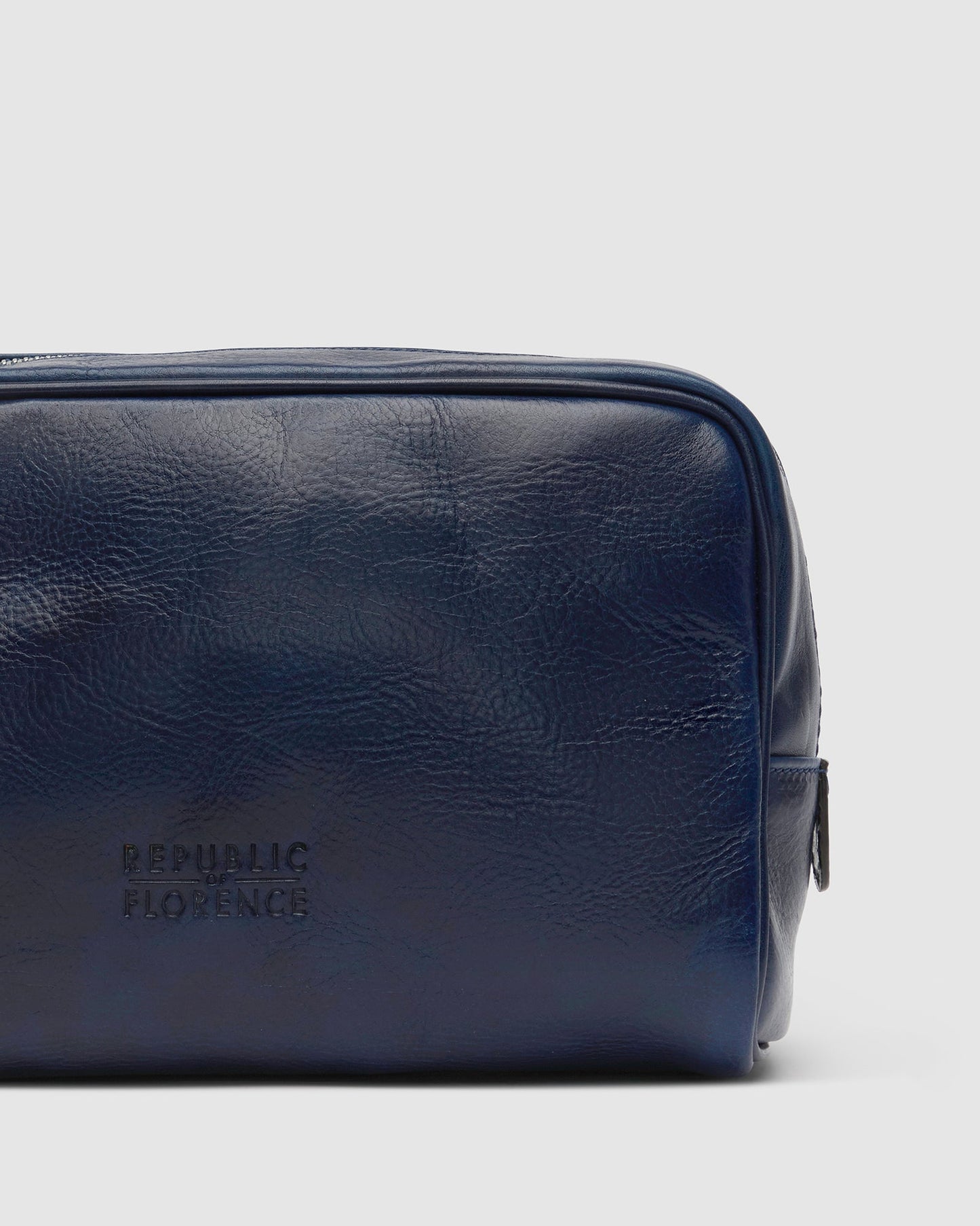 Sette Blue - Leather Dopp Kit