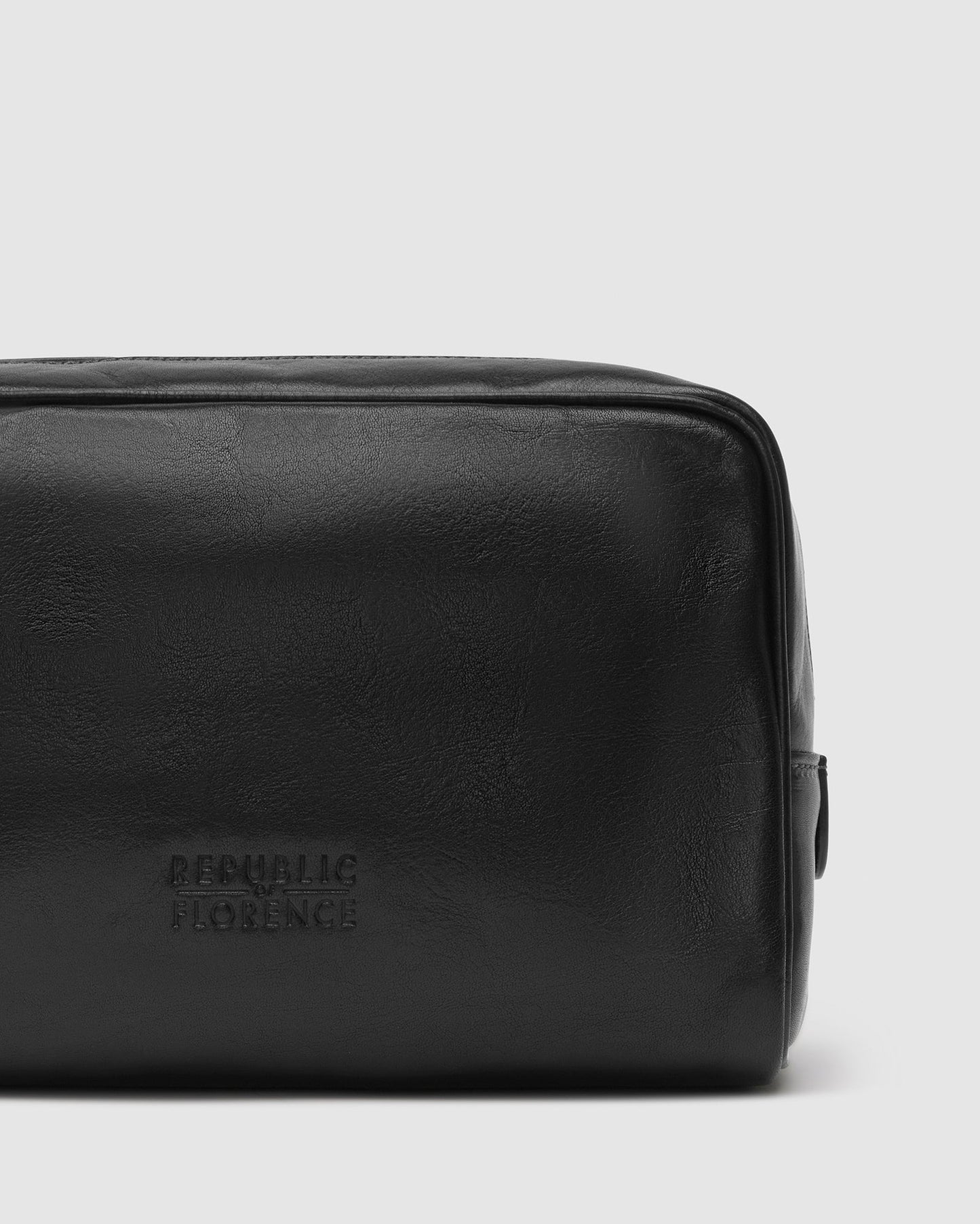 Sette Black - Leather Dopp Kit