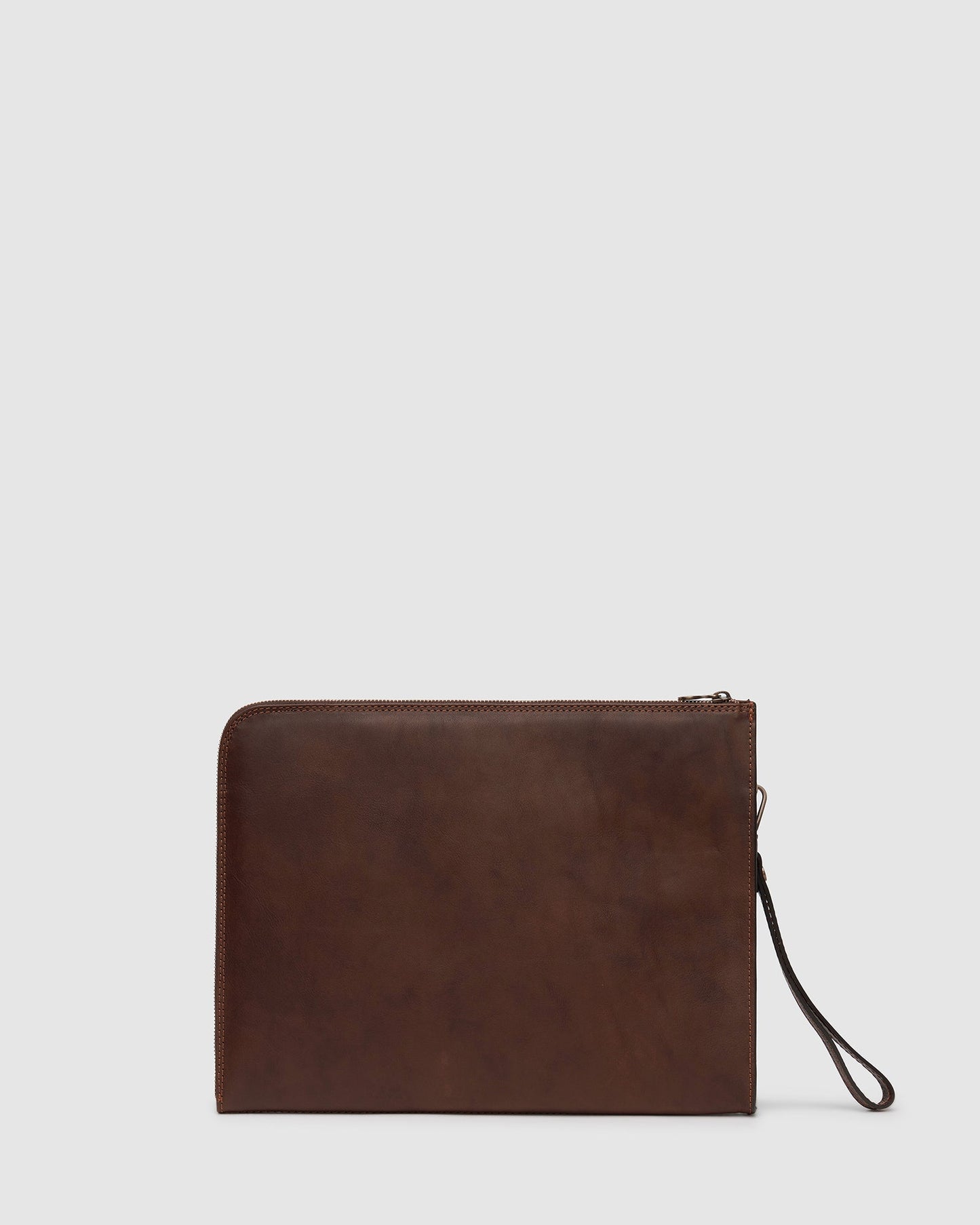 Charta Matt Chocolate - Leather Document Holder 13" laptop