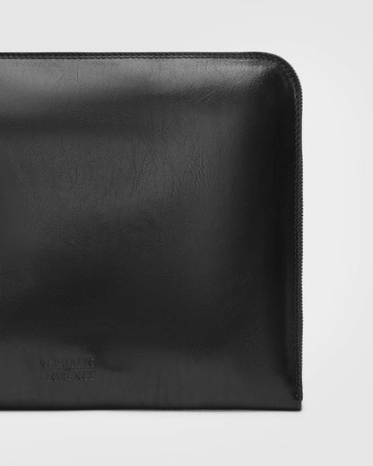 Charta Black - Leather Document Holder