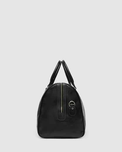 Beltrami Black - Leather Weekender Bag