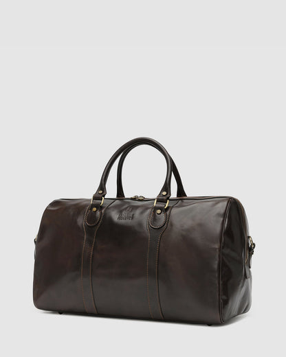 Beltrami Chocolate - Leather Duffle Bag