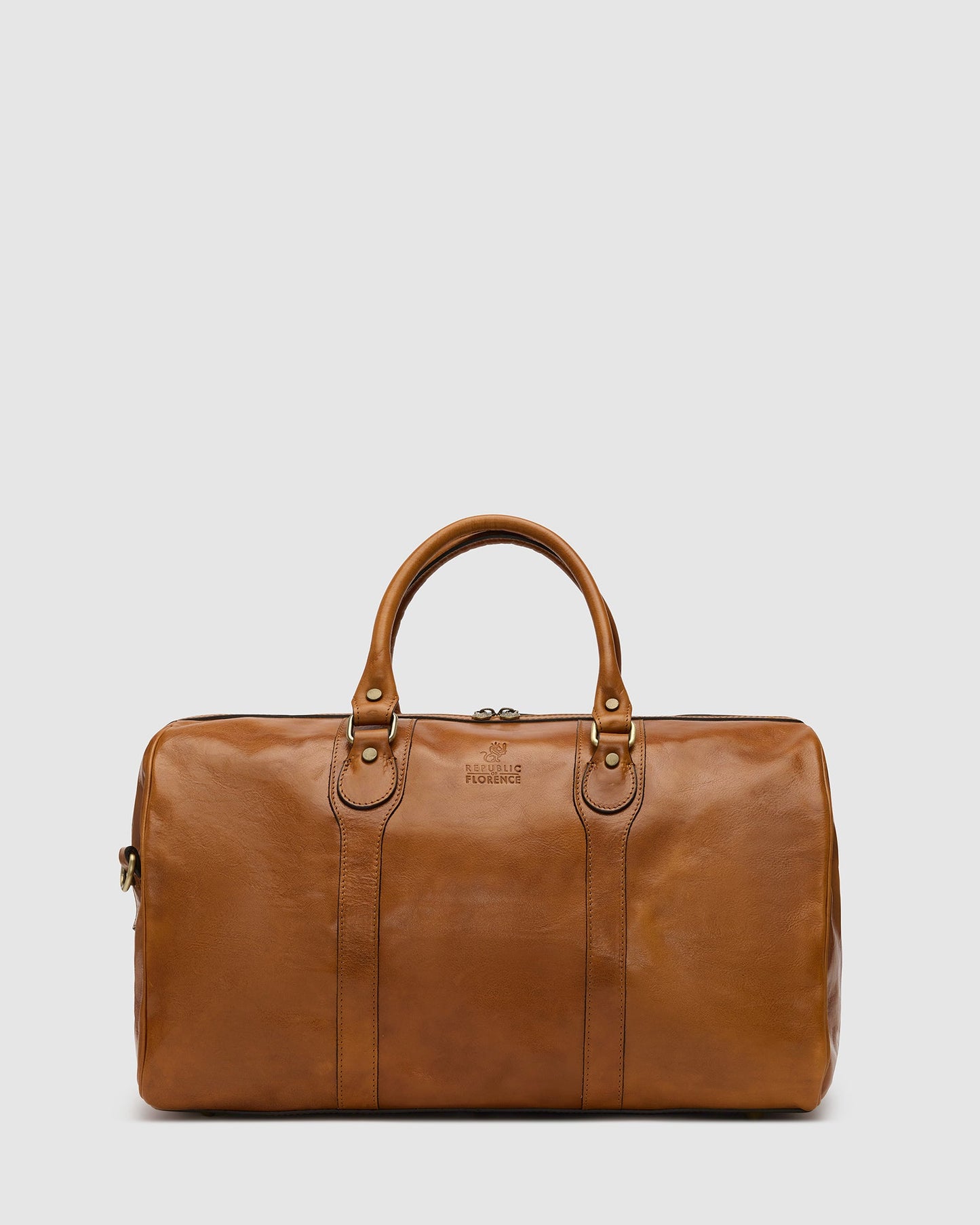 Beltrami Tan - Leather Duffle Bag