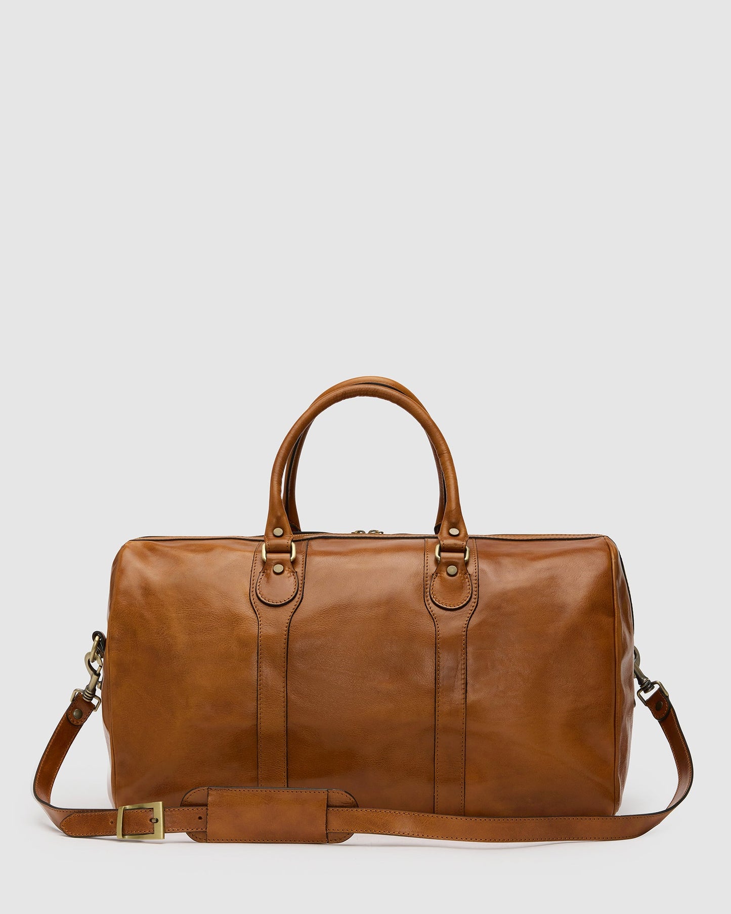 Beltrami Tan - Leather Duffle Bag