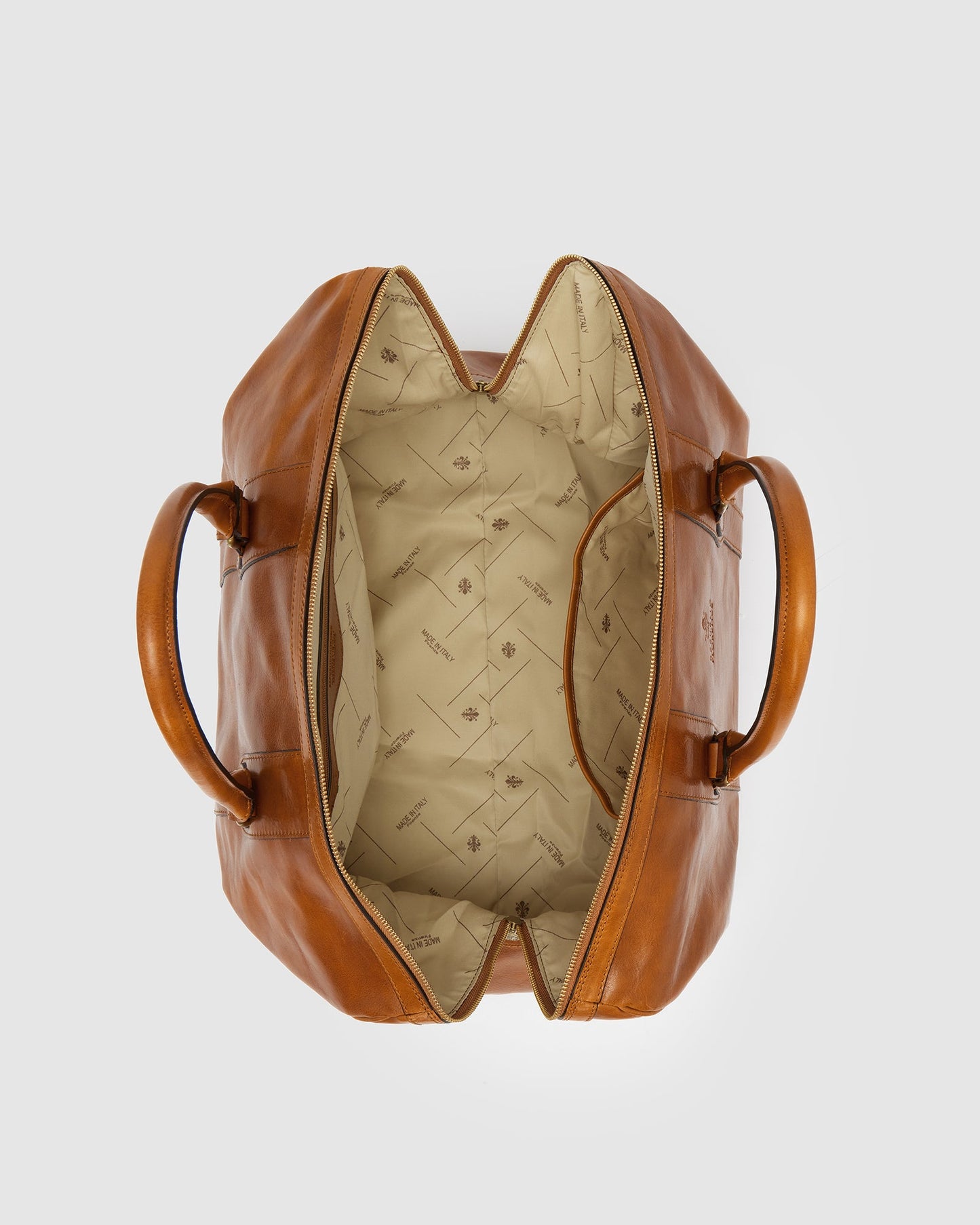 Beltrami Tan - Leather Duffle Bag