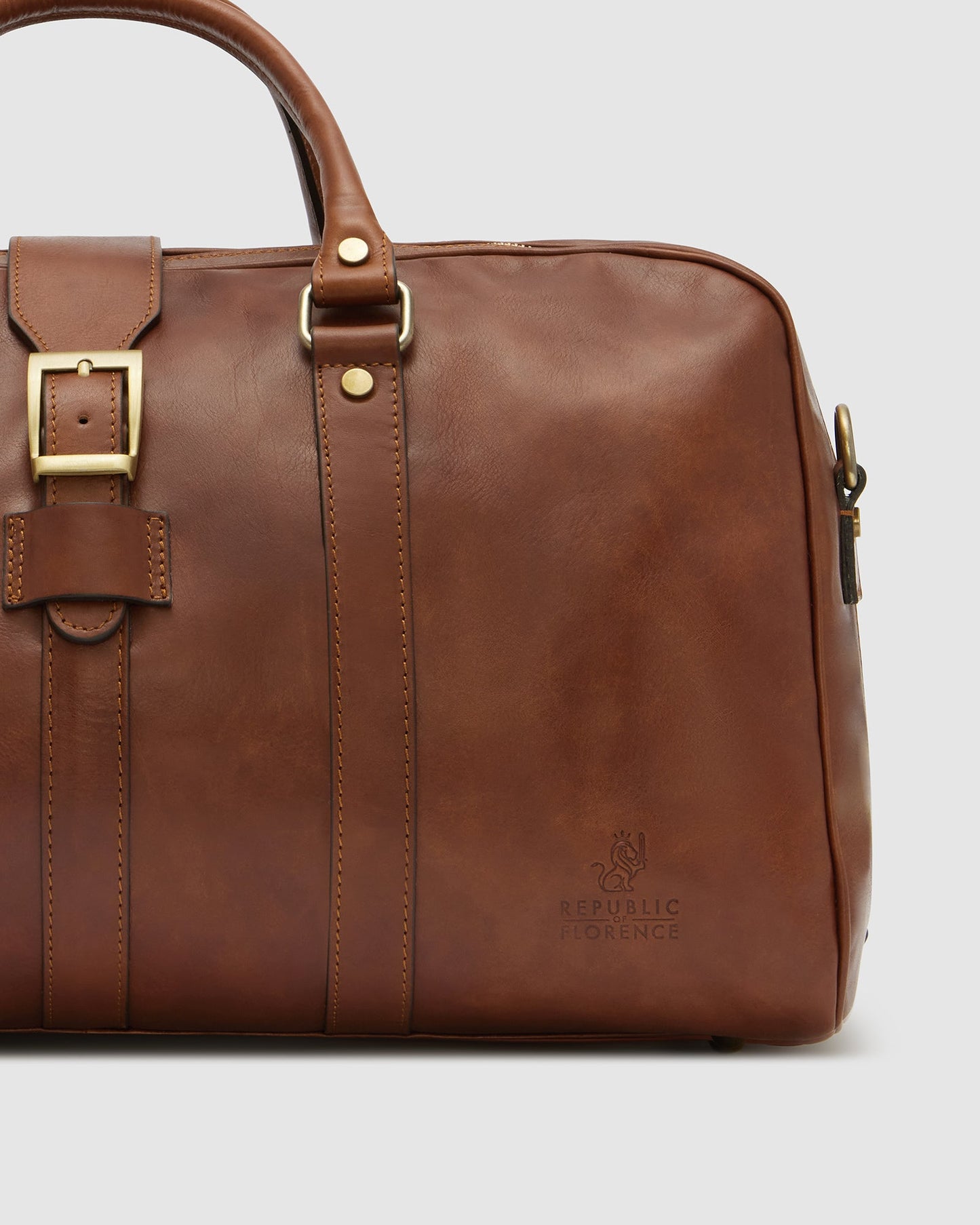 Amerigo Matt Brown - Leather Duffle Bag