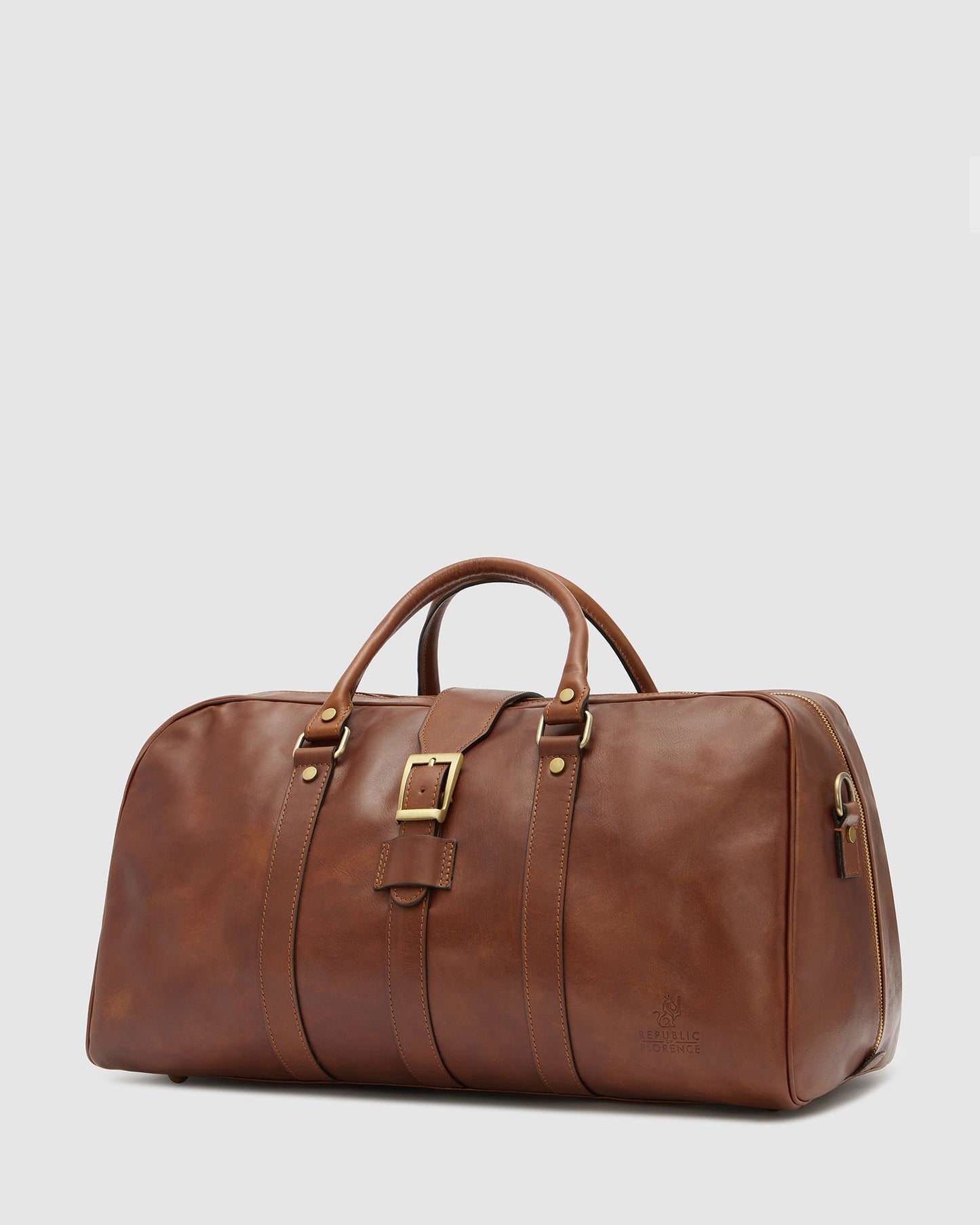 Amerigo Matt Brown - Leather Duffle Bag