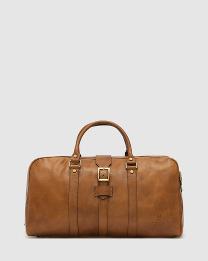 Amerigo Matt Tan - Leather Duffle Bag