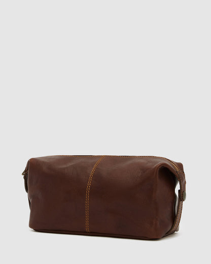 Tre Dopp Kit Matt Brown  - toilet bag