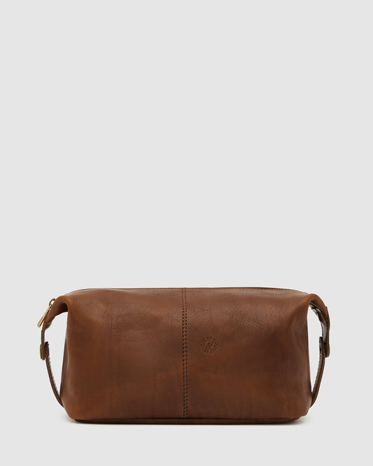 Tre Dopp Kit Matt Tan - toilet bag