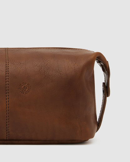 Tre Dopp Kit Matt Tan - toilet bag