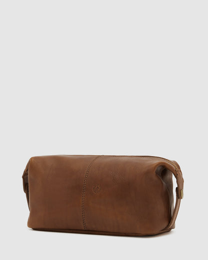 Tre Dopp Kit Matt Tan - toilet bag