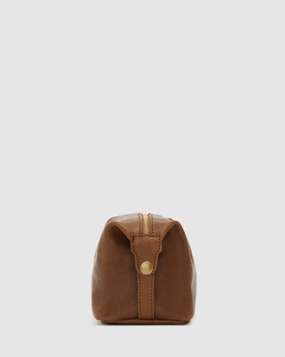 Tre Dopp Kit Matt Tan - toilet bag