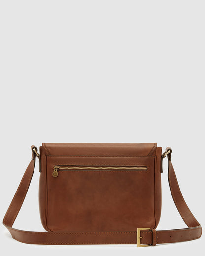 Aurelian Matt Brown - 13" laptop leather messenger