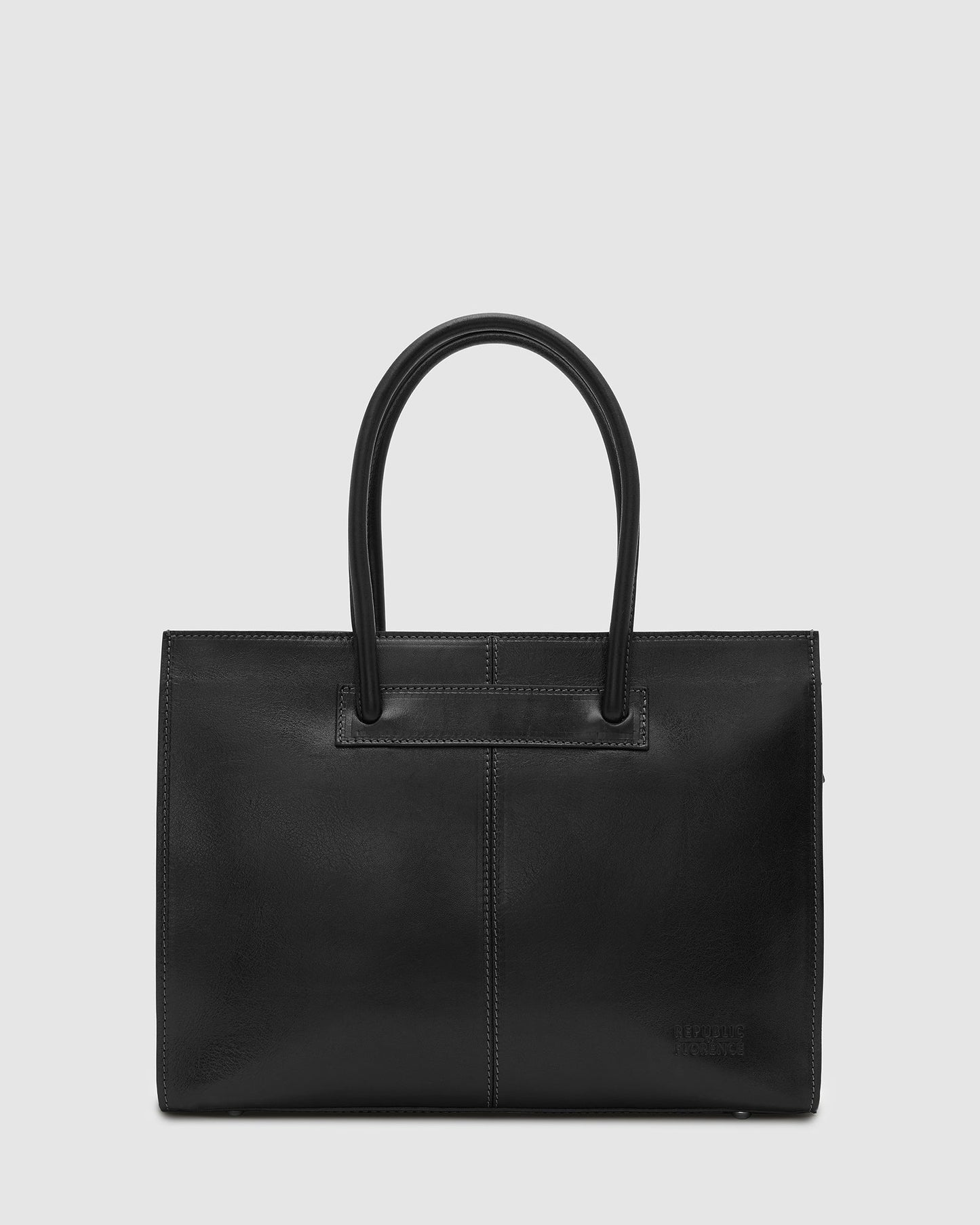 Florence Black - Leather Woman Briefcase