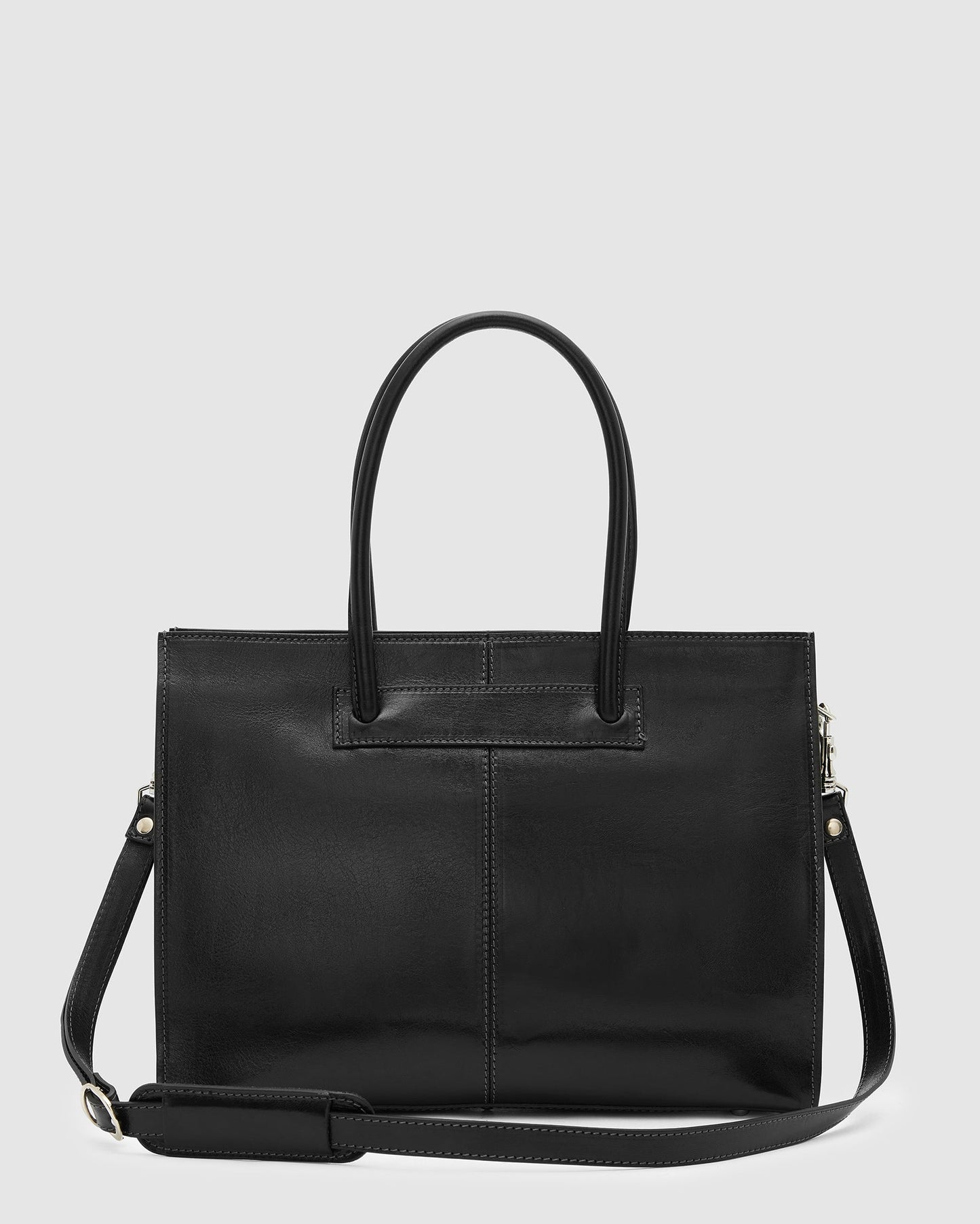 Florence Black - Leather Woman Briefcase