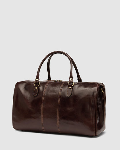 Albertis Brown - Leather Duffle Bag