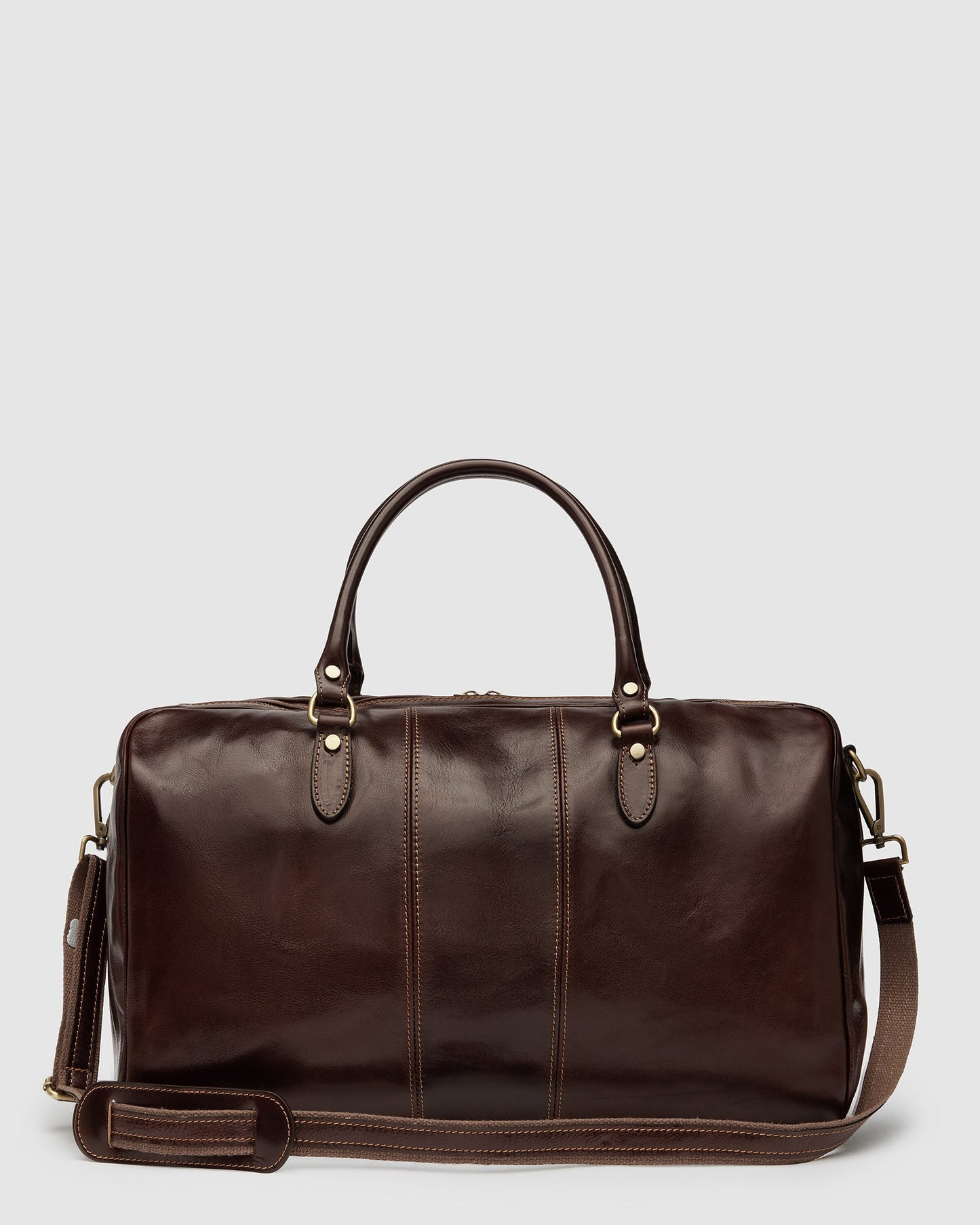 Albertis Brown - Leather Duffle Bag